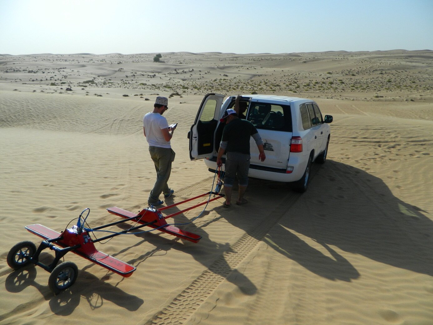 Sounding radar probing survey in Oman